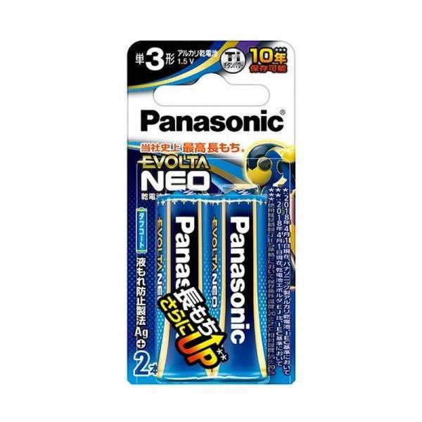 まとめ買い パナソニック アルカリ乾電池 エボルタNEO 単3形 LR6NJ/2B 1パック(2本)...