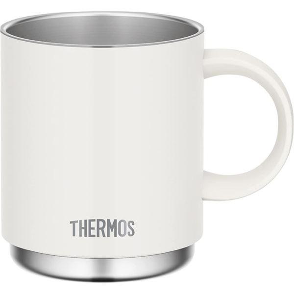 THERMOS サーモス 真空断熱マグカップ 350ml ホワイト JDS-350　マグボトル 【代...