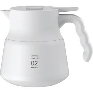 【2個セット】HARIO V60 保温ステンレスサーバー PLUS (600ml) ホワイト VHSN-60-B 【代引不可】[▲][TP]｜hobinavi2