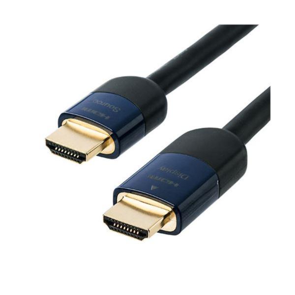 サンワダイレクト HDMIケーブル10m(イコライザ内蔵・4K/30Hz対応・HDMI正規認証品) ...