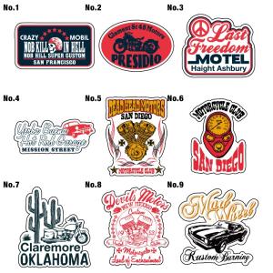 ステッカー シール 車 かっこいい アウトドア スーツケース おしゃれ