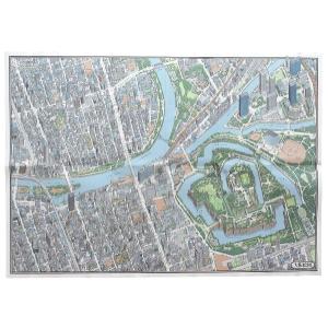 鳥瞰図 バーズアイマップ12 大阪絵図 天満橋...の詳細画像2