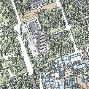 鳥瞰図 バーズアイマップ3 奈良絵図 地図 日...の詳細画像1
