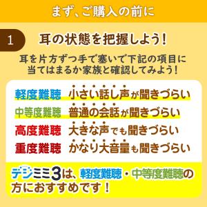 新製品 デジミミ3スマート耳かけ 補聴器 リモ...の詳細画像4
