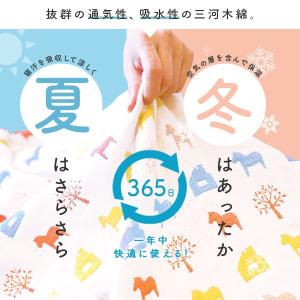 ガーゼケット 6重織ガーゼ ベビー 日本製 名...の詳細画像2