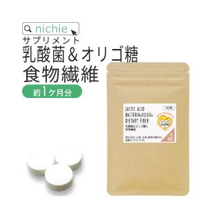 乳酸菌 オリゴ糖 食物繊維 サプリメント 90粒（ビフィズス菌 アシスト乳酸菌 難消化性デキストリン supplement）