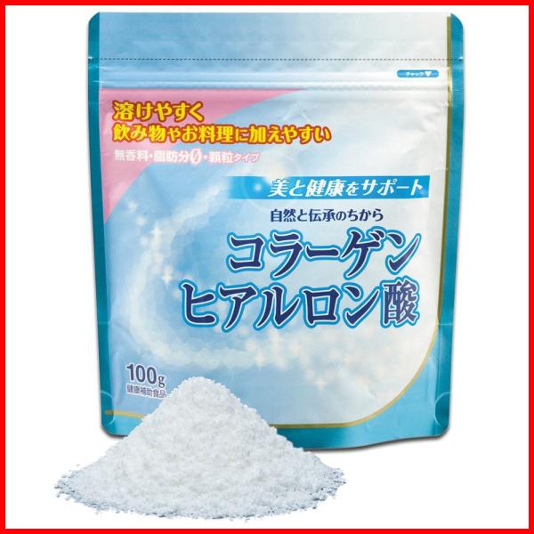 コラーゲン ヒアルロン酸 6袋 サプリ 顆粒タイプ 無味無臭 コラーゲンペプチド ヒアルロン酸 サプ...