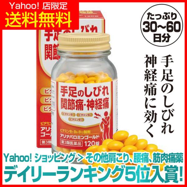 アリナパロミンゴールド 初回限定 【第３類医薬品】 しびれ 関節痛 神経痛 肩こり 眼精疲労 ビタミ...