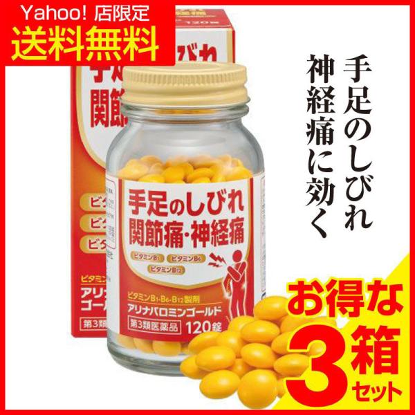 アリナパロミンゴールド 初回限定 【第３類医薬品】 しびれ 関節痛 神経痛 肩こり 眼精疲労 ビタミ...