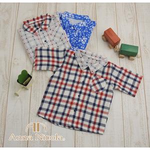 ダブルガーゼ半袖シャツ 日本製 AnnaNicola（アンナニコラ）