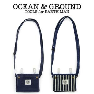 オーシャン アンド グラウンド  OCEAN &amp; GROUND 2WAY移動ポケットBAG BLUE BLUE