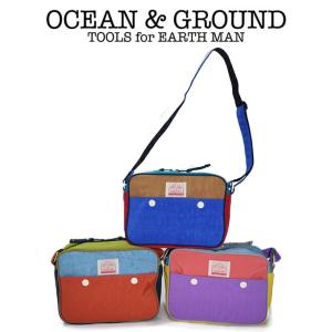 オーシャン アンド グラウンド  OCEAN & GROUND 切替ショルダーBAG