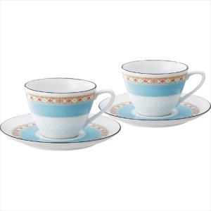 キッチン 食器 ギフト  ノリタケ ハミングブルー ペアカップ＆ソーサー / 食器 食器セット こだわり 一式 新築御祝い 贈り物 内祝い