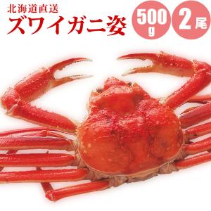 ズワイガニ姿 500g×２尾 すっきりした甘みズワイガニ姿 蟹ギフト 海鮮