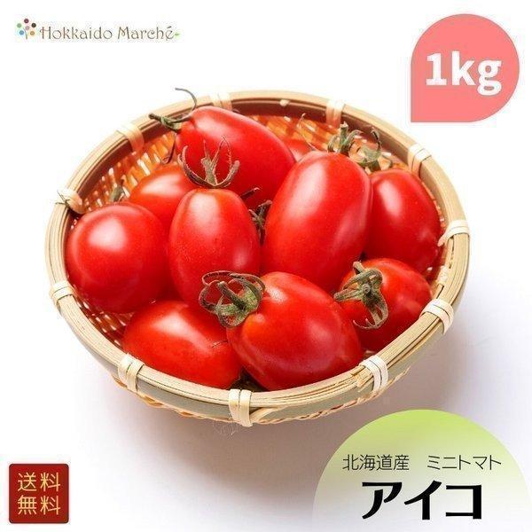 【予約】 北海道産 ミニトマト 「アイコ」 1kg 夏ギフト 7月下旬より予約順に発送