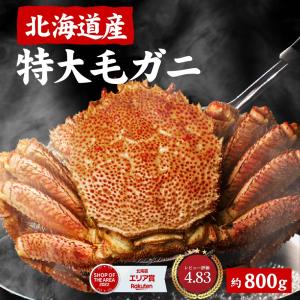 北海道産 毛蟹 毛ガニ 特大 毛がに 800g 送料無料 場外市場 ボイル 海鮮グルメ お取り寄せ ギフト プレゼント 父の日 プレゼント｜北海道お土産ギフト岡田商店