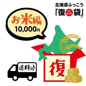 北海道ふっこう お米がおいしい復袋 10,000円 (常温便) 送料込み 日本ふっこうプロジェクト 福袋 コロナ 復興 フードロス＊お届けにはお時間がかかります