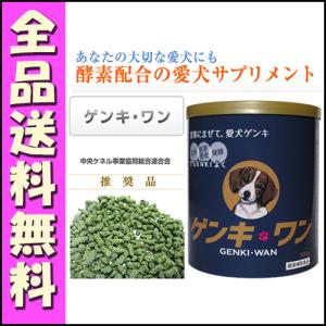 玄米・胚芽表皮・発酵　玄米酵素 ゲンキ・ワン 300g 【愛犬サプリメント】