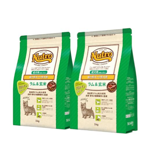 ニュートロ ナチュラルチョイス プロテインシリーズ 成犬用 超小型犬〜小型犬用 ラム＆玄米 1kg ...