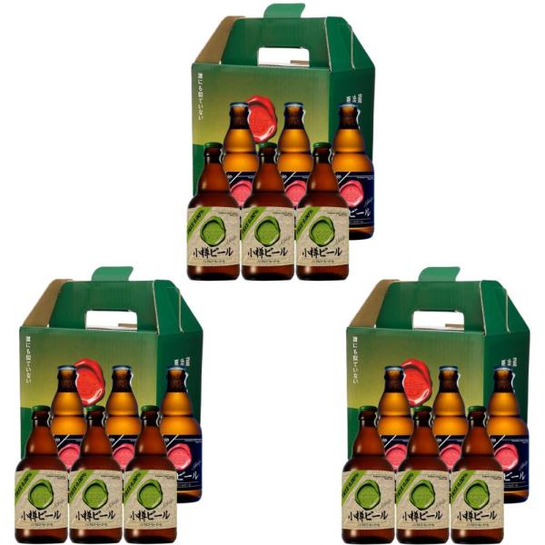 【3箱セット送料込】常温便 ギフト 小樽ビール ノンアルコールビール飲み比べ 6本セット×3箱 箱入...