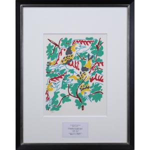 新品 ヴァイオレット・エヴァーガーデン 額装アート 色景【菫