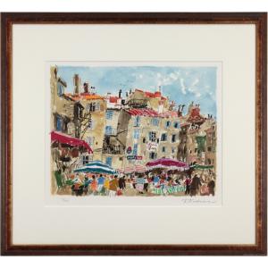 パリ 風景画 絵画 フランス リトグラフ 版画 レトロ 絵 マルコ