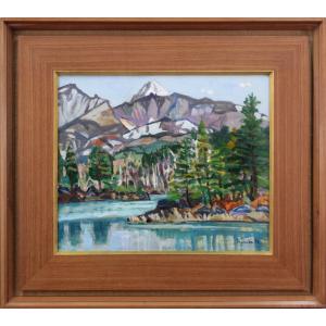 大内田茂士作　つばき林　1968年作 油絵直筆　M50 サイズ　現代作家0820 大内田茂士作 つばき林 1968年作 油絵直筆 M50 サイズ 現代作家