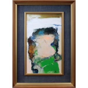 東郷青児 「婦人像」 油彩画 4号 ◇鑑定書付 【正光画廊】 : Gallery