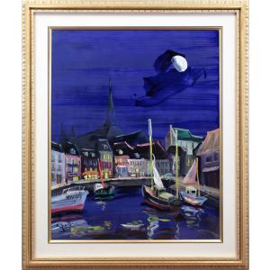 油彩画 「妙高山・春」鳥居敏文 鳥居敏文 「 妙高の春 」 リトグラフ 絵画 版画 日本の風景 景色