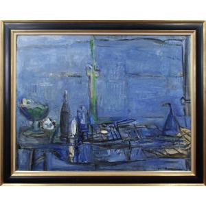 小林和作 「紀州の海」風景画 油彩F10号 真作保証 東京美術倶楽部