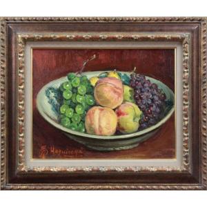 梶 喜一 『鯉』 日本画 P8(8号) 【絵画/魚/大き明度】 : 内田画廊