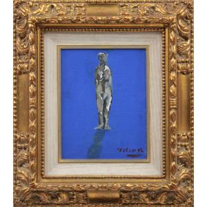 阿蘇 風景画 絵画 馬 熊本 油絵 奥田省一 「阿蘇」 額付き : アート