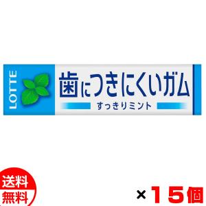 ロッテ 歯につきにくい フリーゾーンガム ハイミント 9枚入×15個セット ミント ガム 送料無料 メール便 お菓子 おやつ おつまみ メール便 お中元 御中元 父の日｜hokkaiichibasapporo