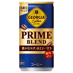 ●エントリーでP20％付与●   缶コーヒー コーヒー 缶 糖類ゼロ ジョージア プライム ブレンド 185g缶×30本｜hokkkaido