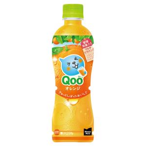 ソフトドリンク ジュース 果汁 ミニッツメイド Qoo クー オレンジ 425mlPET×24本 ペットボトル｜hokkkaido