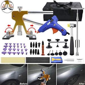 デントリペアツール BlueFire 凹み直し 車 へこみ直し修理キット バキュームリフター 引っ張り工具 グルーガン