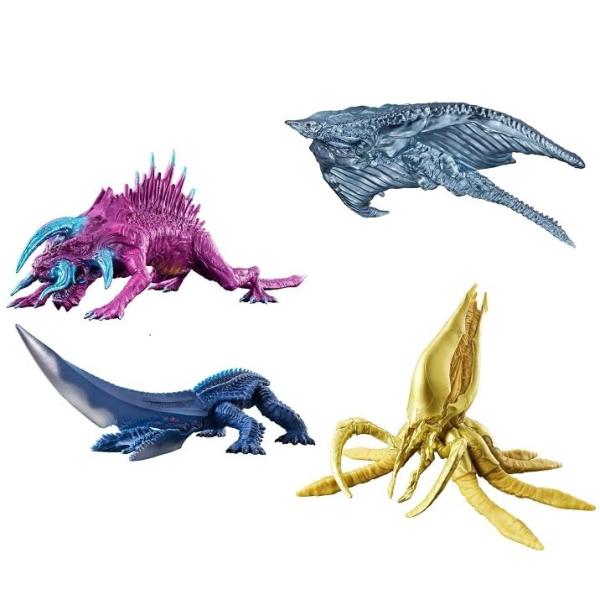 ムービーモンスターシリーズ ４体セット ジャイガー/ギロン/バイラス/ジグラ GAMERA -Reb...