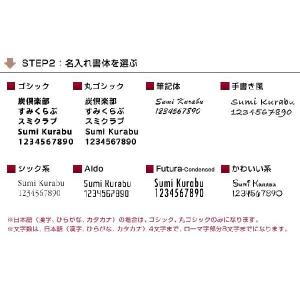 名入れ ストラップ クリア クローバー型の詳細画像2