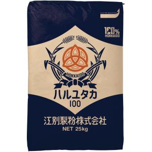 江別製粉　はるゆたか１００　強力粉　25kg　北海道産　業務用