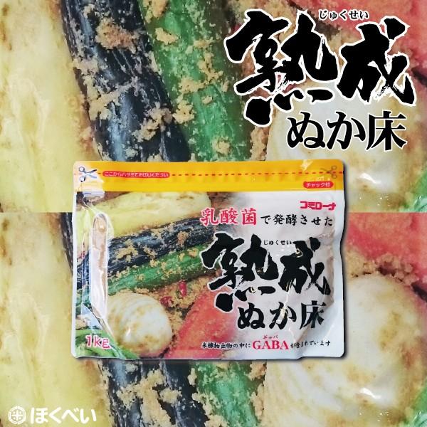 熟成 ぬか床 1kg 乳酸菌入り　こうじ菌 ＧＡＢＡ コーセーフーズ 糠床 レターパックプラス便 送...