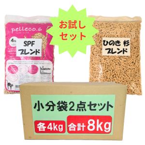 猫砂 北米の便り 崩れるタイプ 8kg(4kg×2袋) システムトイレ 木質ペレット アウトドア燃料 猫トイレ ねこ砂 消臭 匂い対策 pelleco.6 杉 ひのき ブレンド
