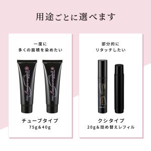 白髪染め 部分染め ヘアカラー リタッチ 本体...の詳細画像5