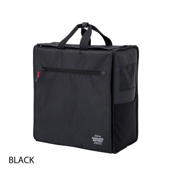 マンダリンブラザーズ BRIXTON CARRY BACKPACK 黒 BLACK 犬 リュック キ...