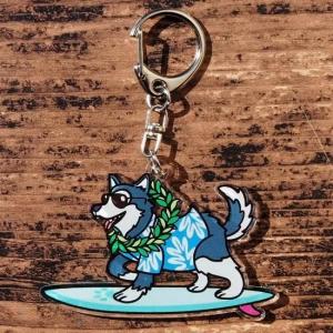 キーホルダー 犬のアクリルキーホルダー SUR...の詳細画像4