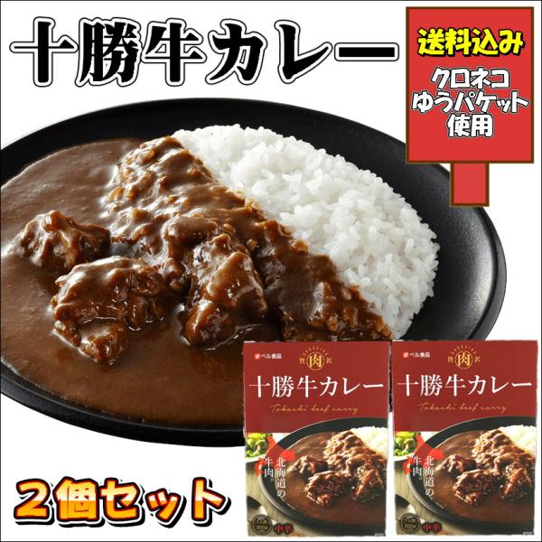 ゆうパケット送料込み 十勝牛カレー ２個入り お試し セット 北海道 グルメ 食品 お土産 惣菜 お...