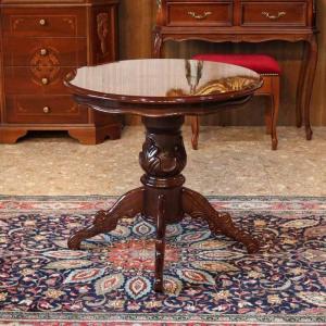 イタリア リビングテーブル 117cm センターテーブル 象嵌 ローテーブル