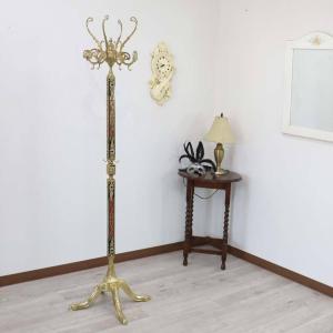 コートハンガー ゴールド オニキス 真鍮 ブラス Art706 イタリア製