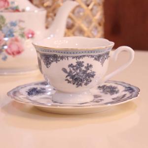 ガラスカップアンドソーサー ティーカップ プチローズ 薔薇