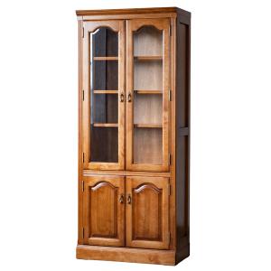 イタリア ブックシェルフ 本棚 完成品 キャビネット アンティーク調