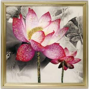 アートフレーム ピース 幸運の翼 クリスタルピクチャー 額絵 ゴールド